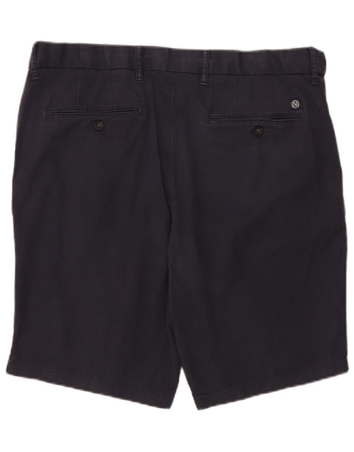 Marks & Spencer Herre Chino Shorts W36 Large Navy Blue Bomuld
