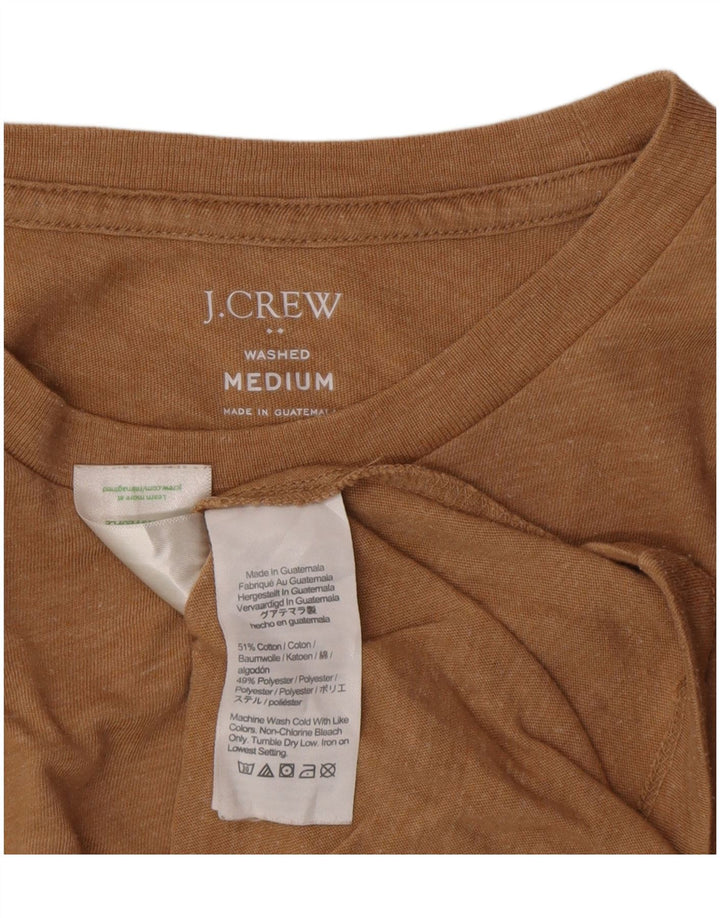 J. Crew Herre T-shirt Top Medium Beige Flecked Bomuld