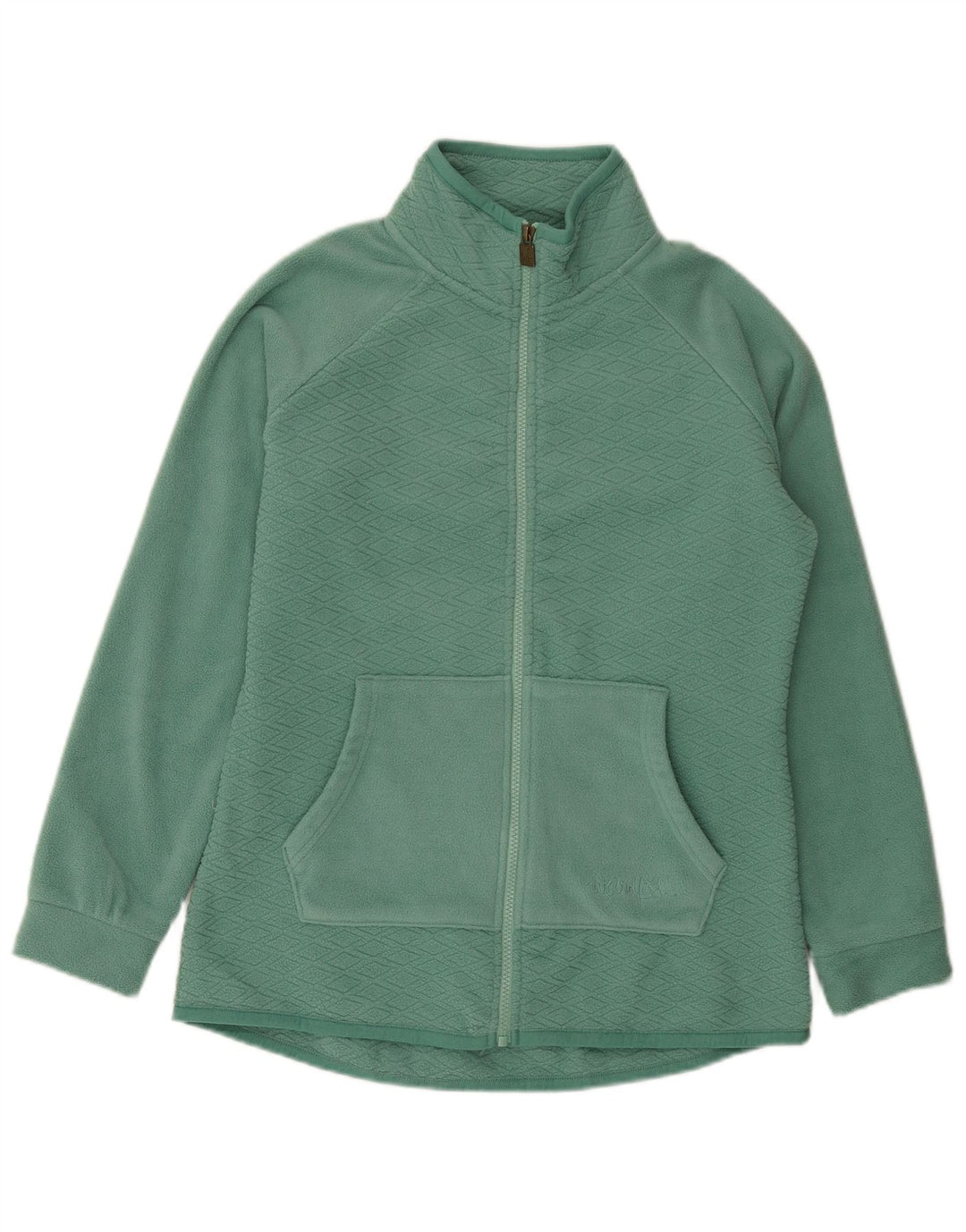Weird Fish Dame Oversized Fleecejakke UK 10 Small Green Polyester