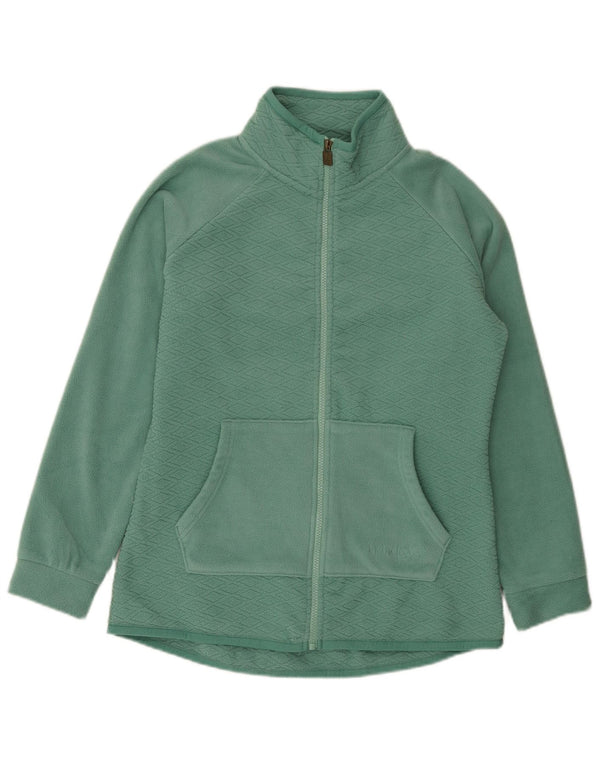 Weird Fish Dame Oversized Fleecejakke UK 10 Small Green Polyester