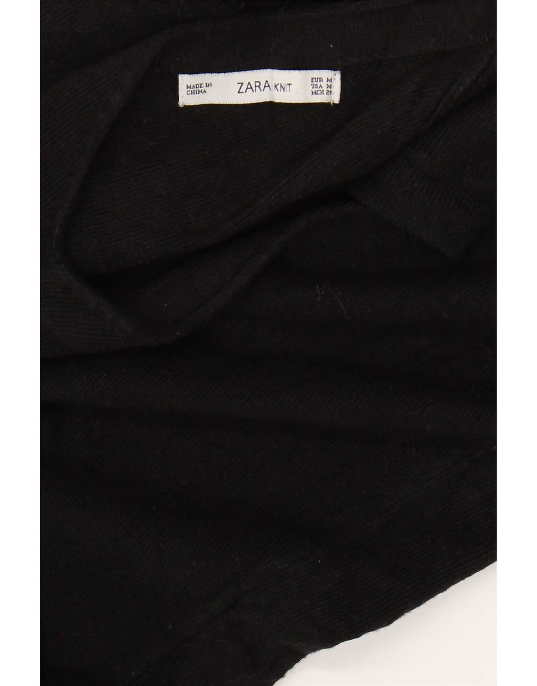 Zara Womens Bodycon Dress UK 12 Medium Black