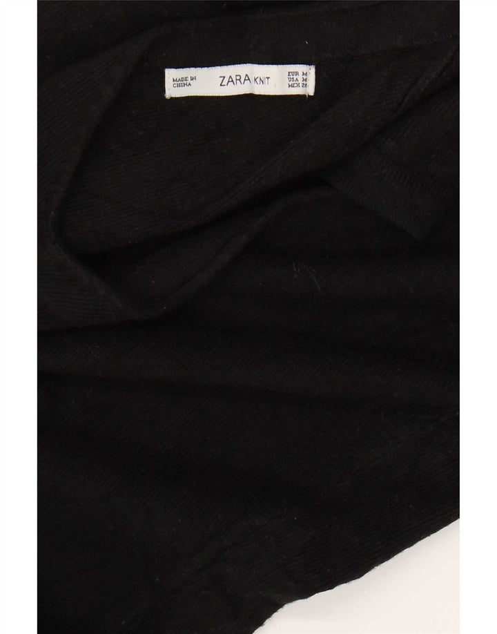 Zara Womens Bodycon Dress UK 12 Medium Black