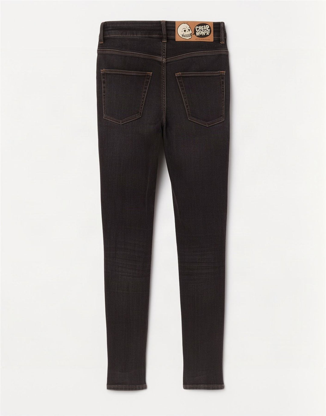 Billig mandag Dame Skinny Jeans XS W25 L29 Grå