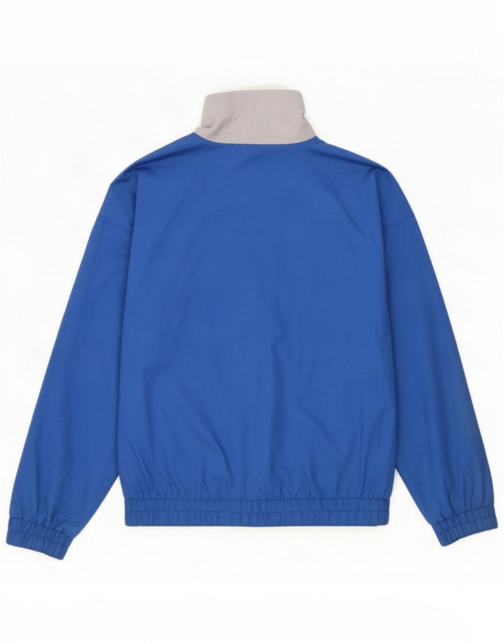Vintage træningsdragt til mænd Topjakke Large Blue
