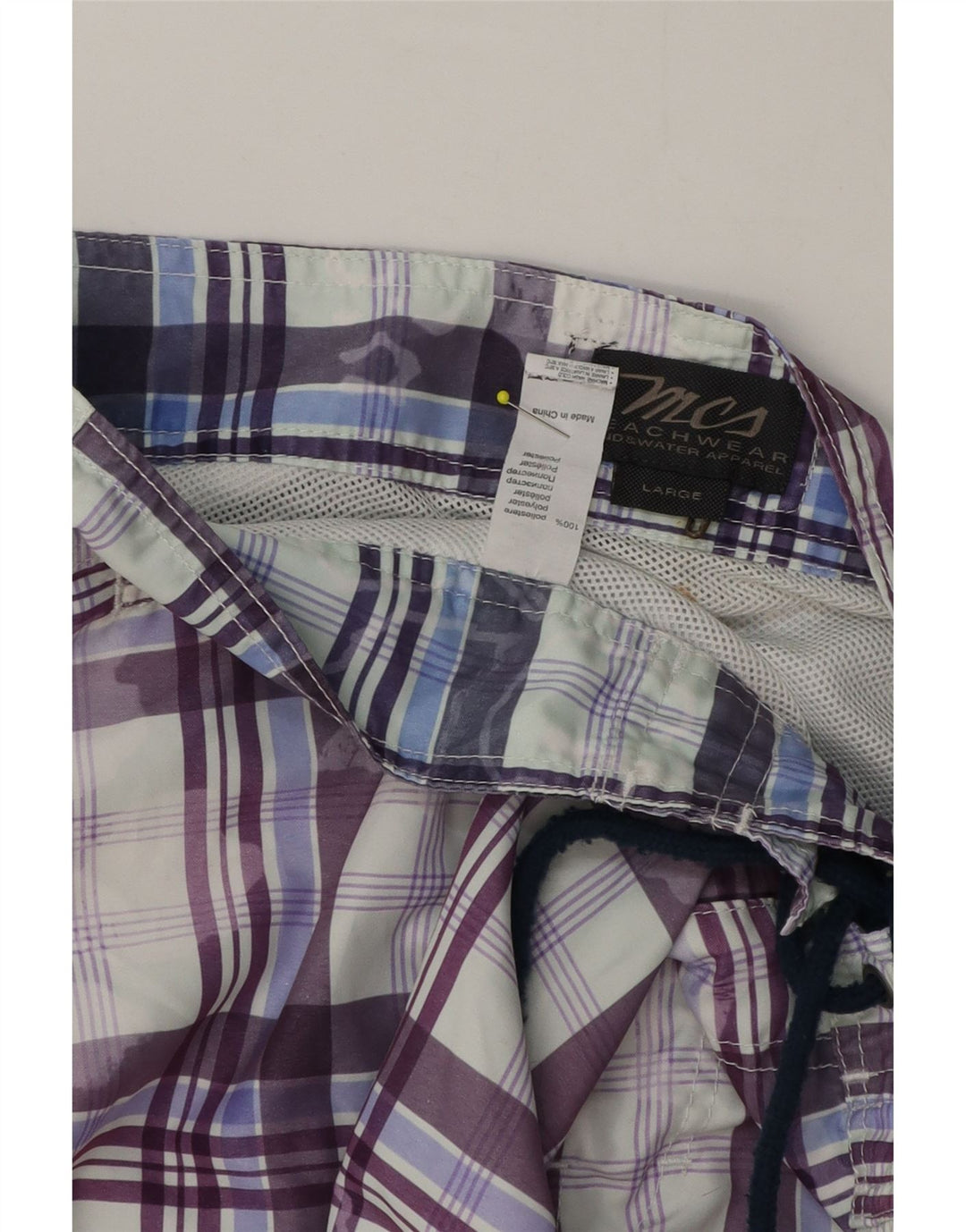 MARLBORO CLASSICS Badeshorts til mænd Stor flerfarvet ternet