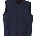 ZARA Polstret Gilet til mænd UK 38 Medium Navy Blue
