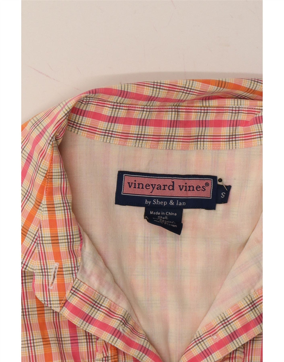 VINEYARD VINES Womens Ruffle Front Shirt Dress UK 10 Small Multicoloured Vintage Vineyard Vines and Second-Hand Vineyard Vines from Messina Hembry 