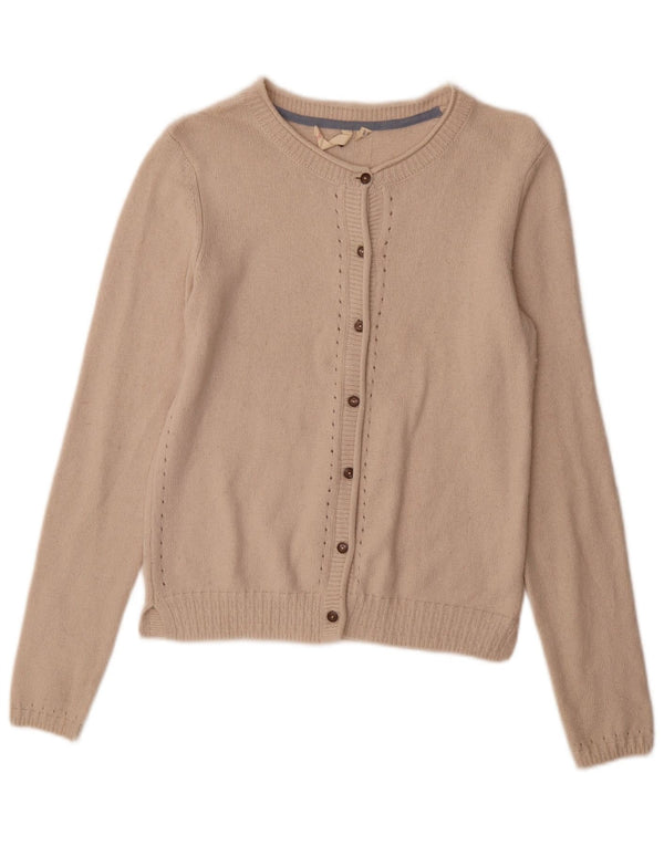 White Stuff Dame Cardigan Sweater UK 8 Small Off Nylon