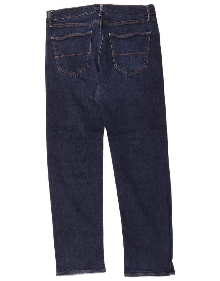 Marks & Spencer Straight Jeans til mænd W34 L31 Marineblå bomuld