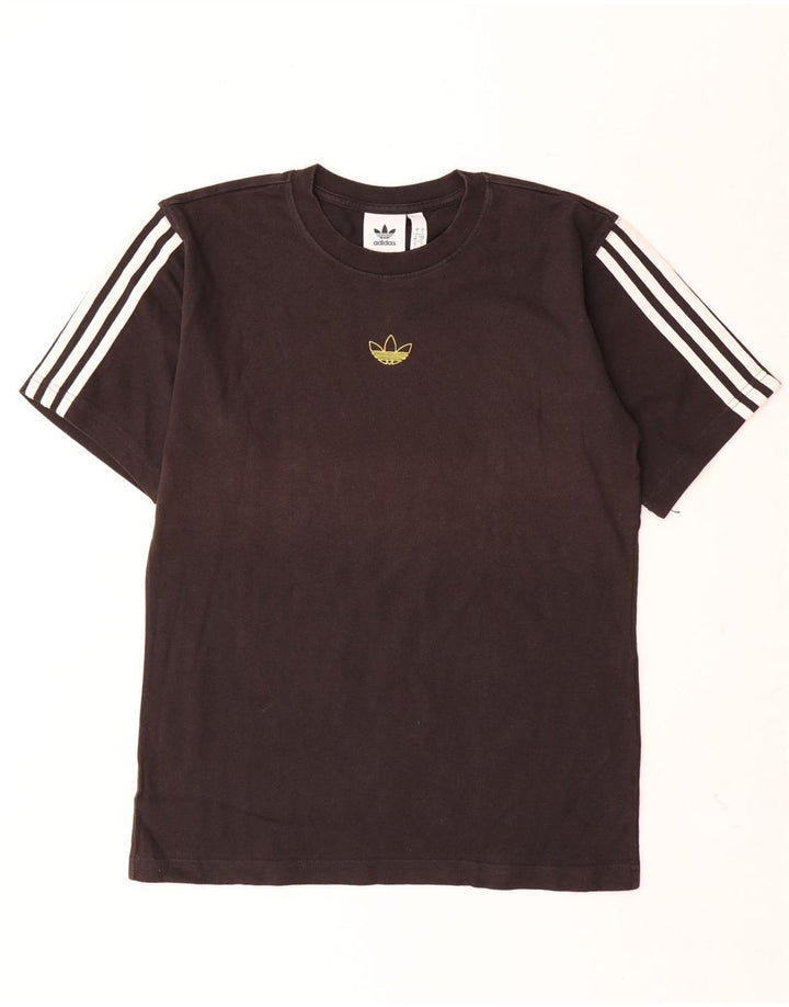 Adidas herre T-shirt top lille sort bomuld