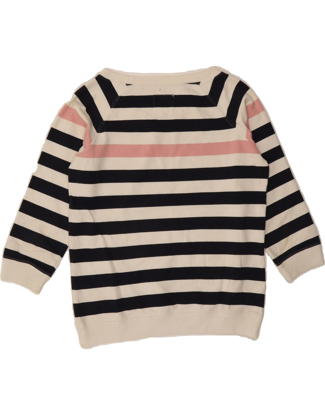 JACK WILLS Womens Graphic Sweatshirt Jumper UK 12 Medium  Off White Vintage Jack Wills and Second-Hand Jack Wills from Messina Hembry 