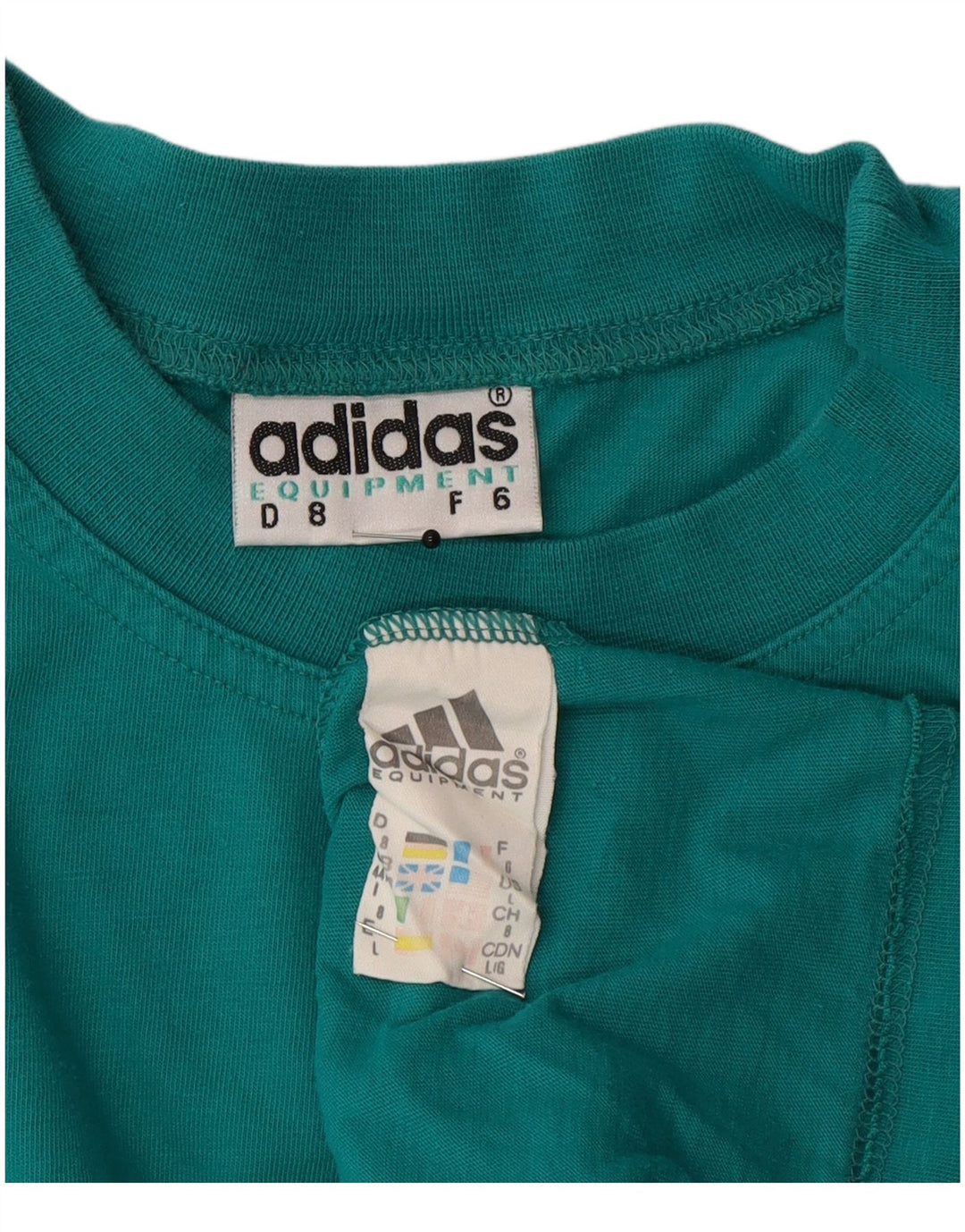 Adidas Herre Top Langærmet UK 44/46 Large Blue