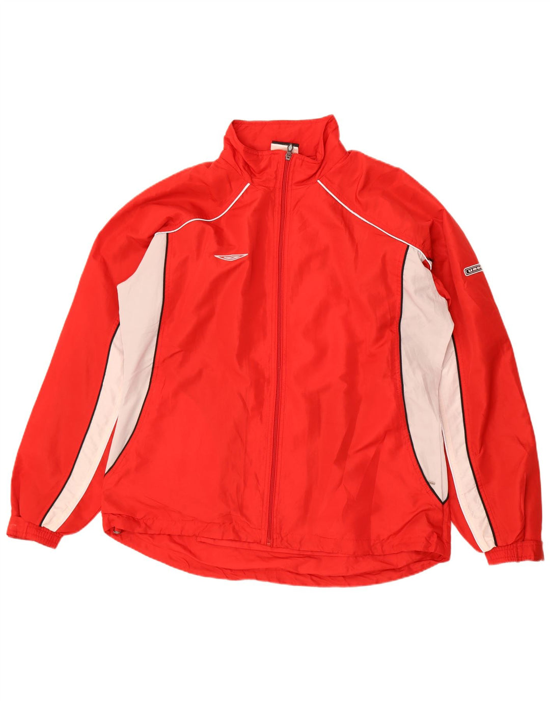 Umbro Herre grafisk træningsdragt Topjakke XL Rød Colourblock Polyester
