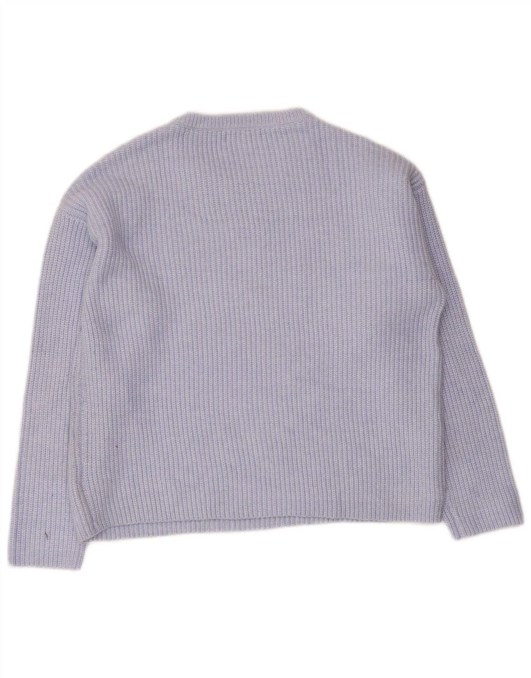 Marks & Spencer Dame sweater med rund hals DK 14 Medium Blue Polyester