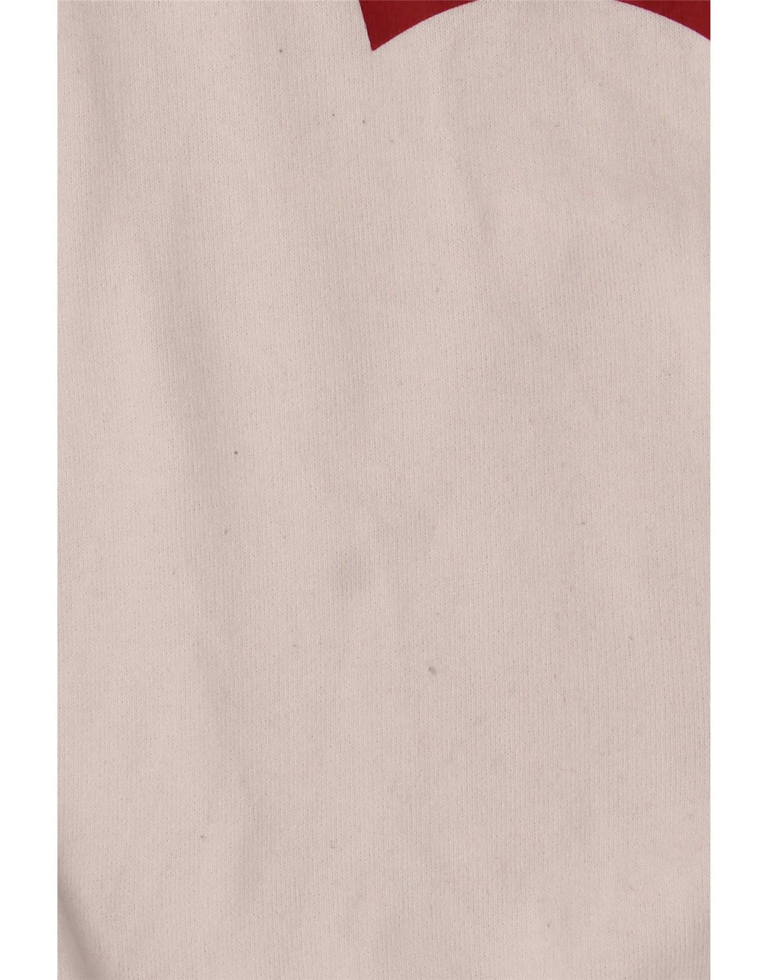 Levi's Dame grafisk oversize sweatshirt trøje UK 6 XS hvid bomuld
