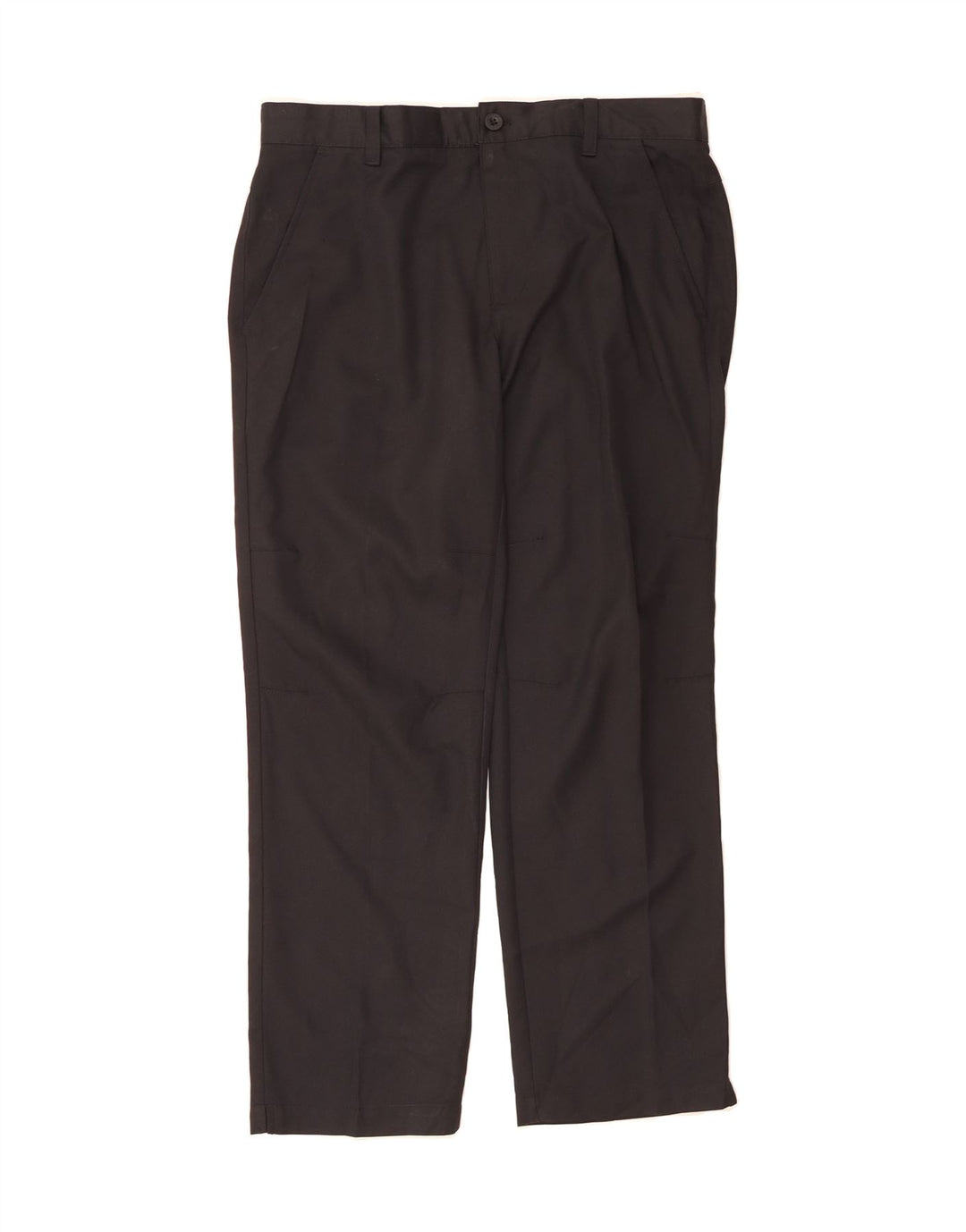 IZOD Mens Straight Chino Trousers W34 L29 Black Polyester Vintage Izod and Second-Hand Izod from Messina Hembry 