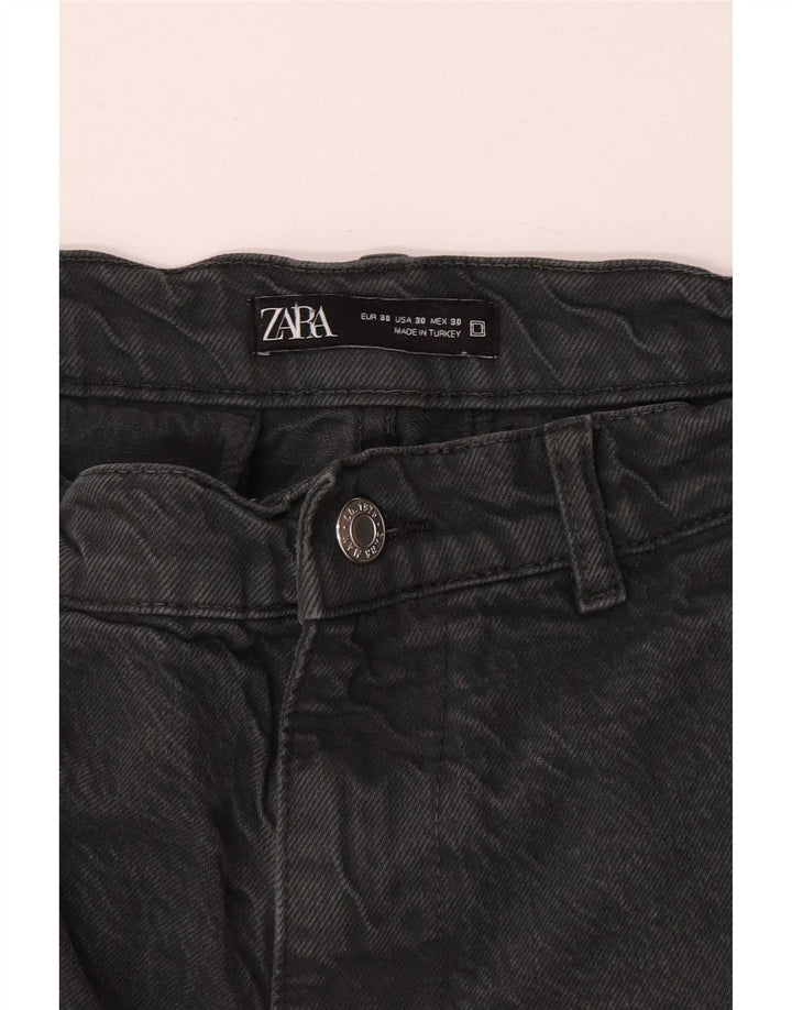 Zara Herre Cargo Loose Jeans EU 38 Small W30 L29 Grå