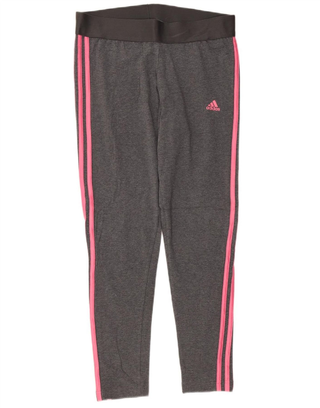 ADIDAS Womens Leggings UK 16/18 Large  Grey
