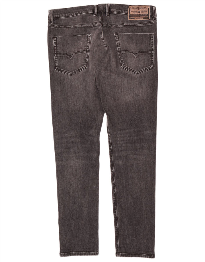 Diesel Herre Slim Jeans W34 L33 Grå Bomuld