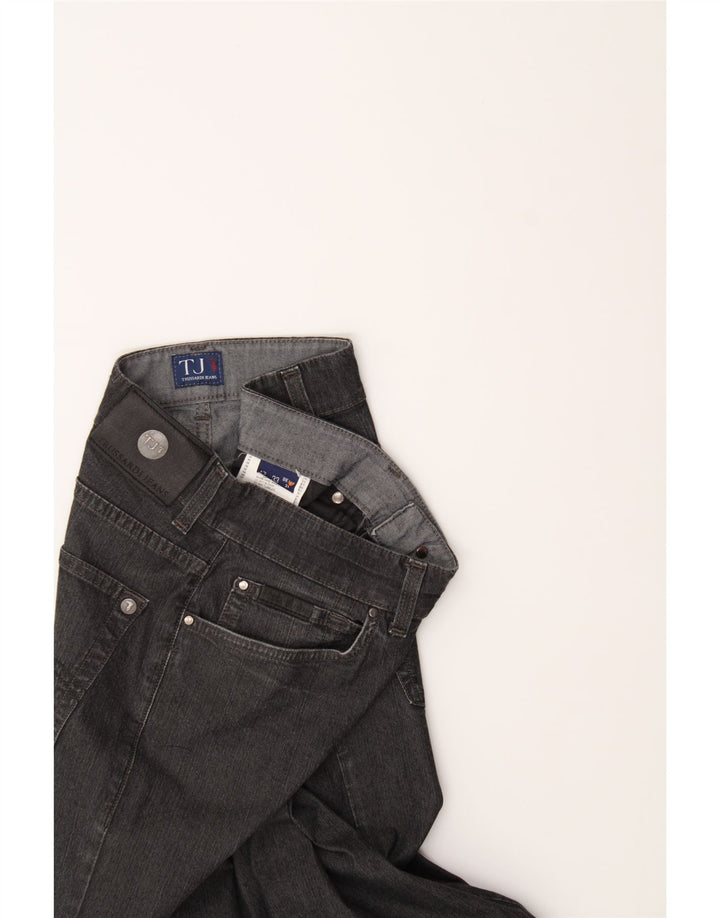 TRUSSARDI Mens Straight Jeans W31 L29 Grey Cotton Vintage Trussardi and Second-Hand Trussardi from Messina Hembry 