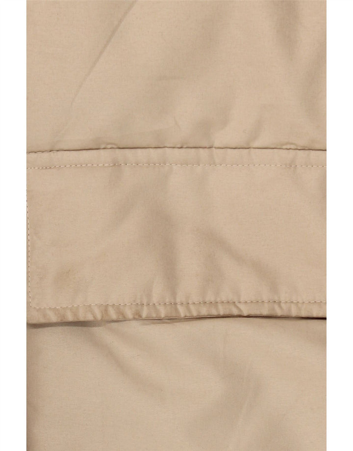 Fay Herre Hooded Polstret Frakke UK 40 Large Beige Polyester