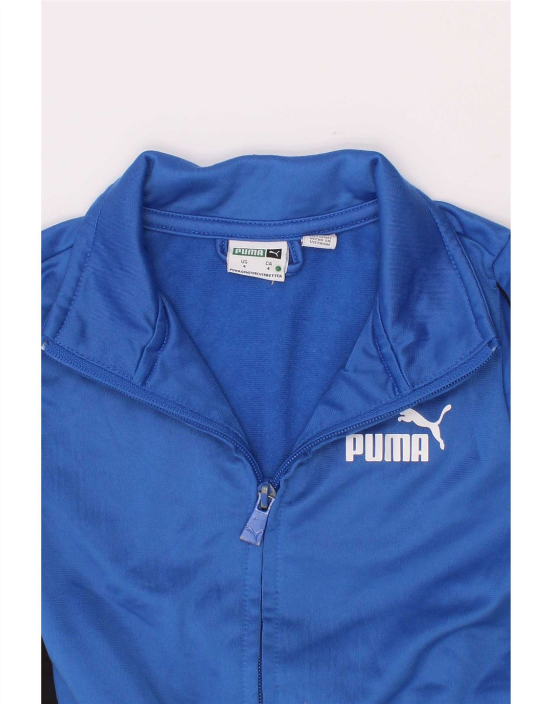 Puma Træningsdragt Topjakke til drenge 3-4 år Blå Colourblock Polyester