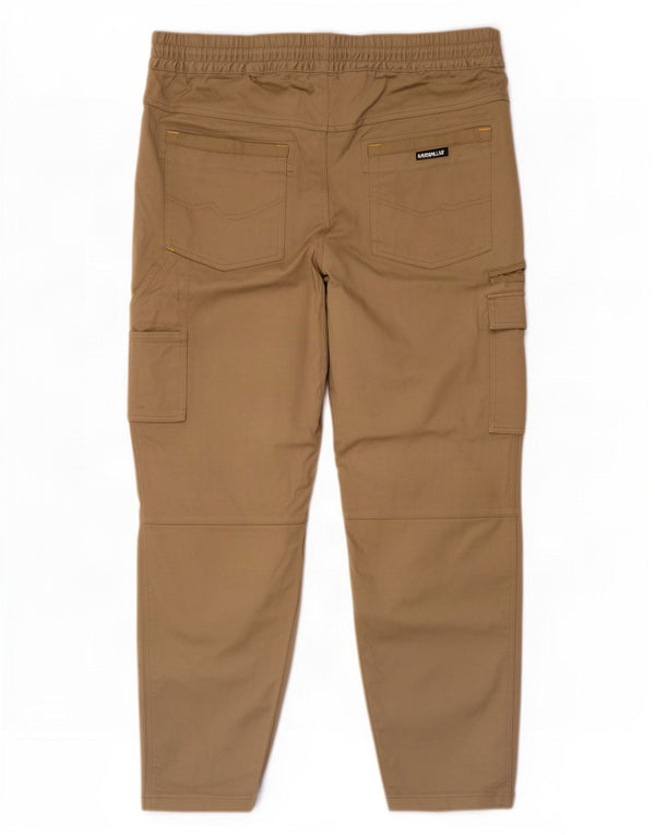 Caterpillar Herre Slim Cargo Bukser W44 L32 Beige Bomuld