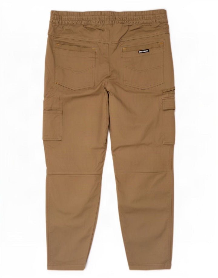 Caterpillar Herre Slim Cargo Bukser W44 L32 Beige Bomuld