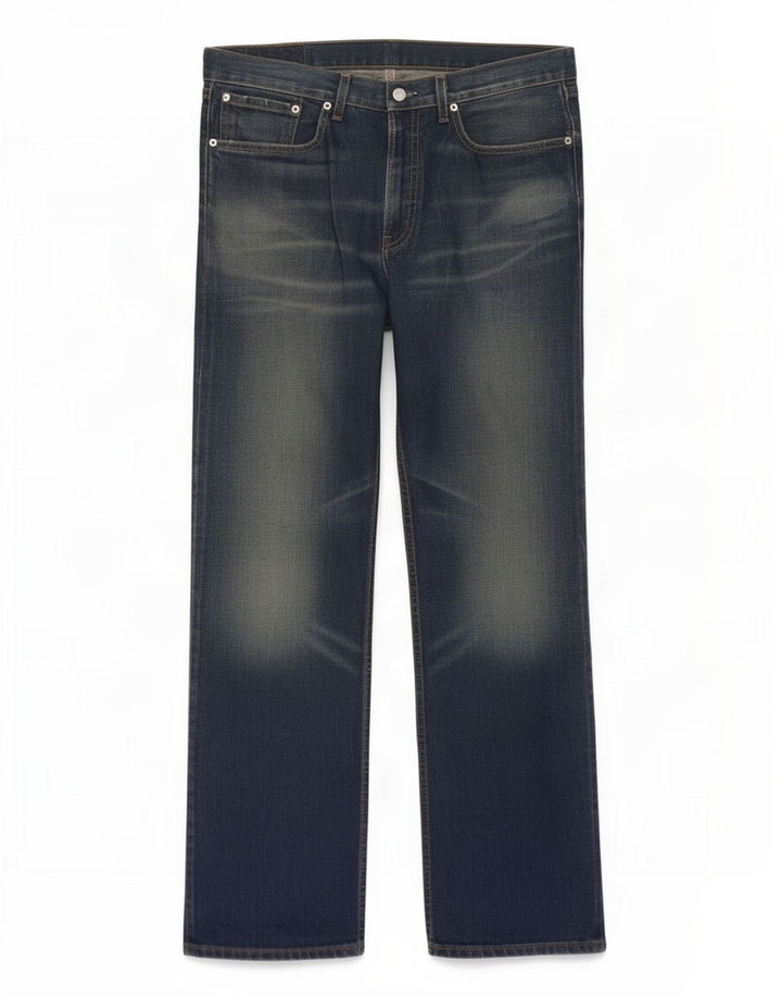 Levi's Dame 508 Straight Jeans W34 L34 Blå Bomuld