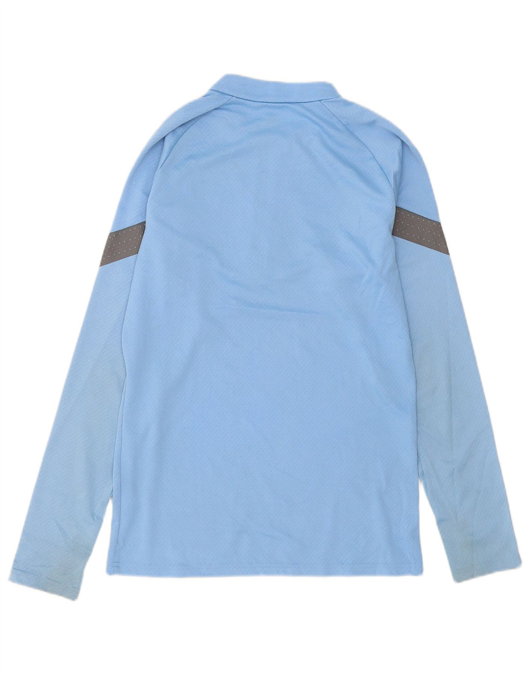 Puma Herre Zip Neck Pullover Træningsdragt Top Lille Blå Colourblock Polyester