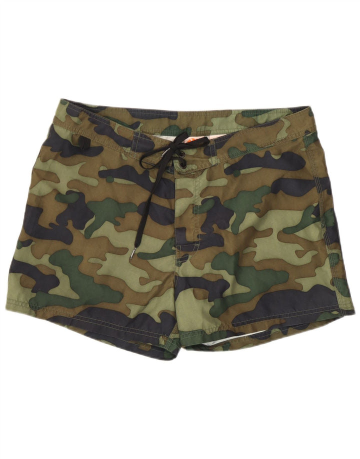 Sundek Herre badeshorts Medium Khaki Camouflage