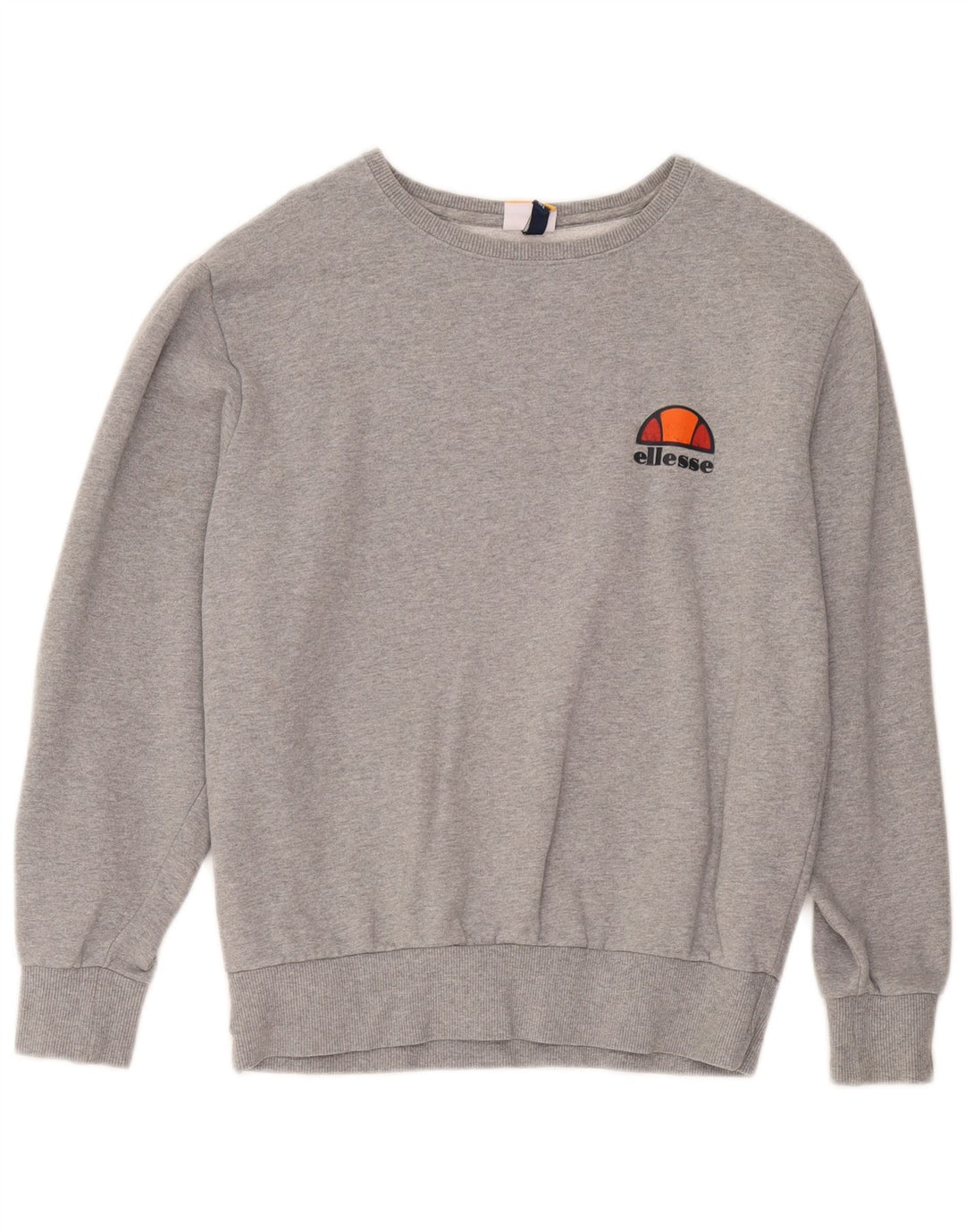 Ellesse Dame Sweatshirt Jumper UK 16 Stor Grå Bomuld