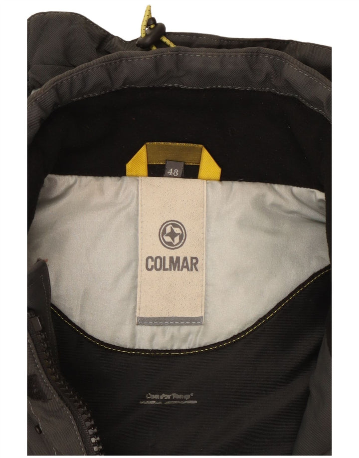 Colmar Skijakke med hætte til mænd IT 48 Medium Grå Colourblock