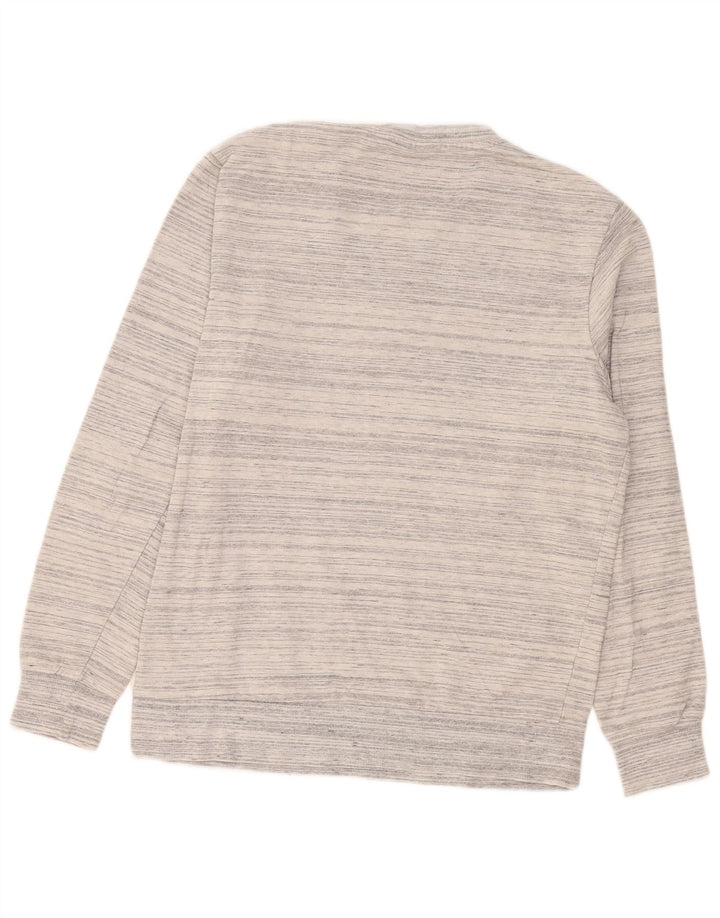 Jack & Jones Herre grafisk sweatshirt Jumper Medium Grey Flecked Bomuld
