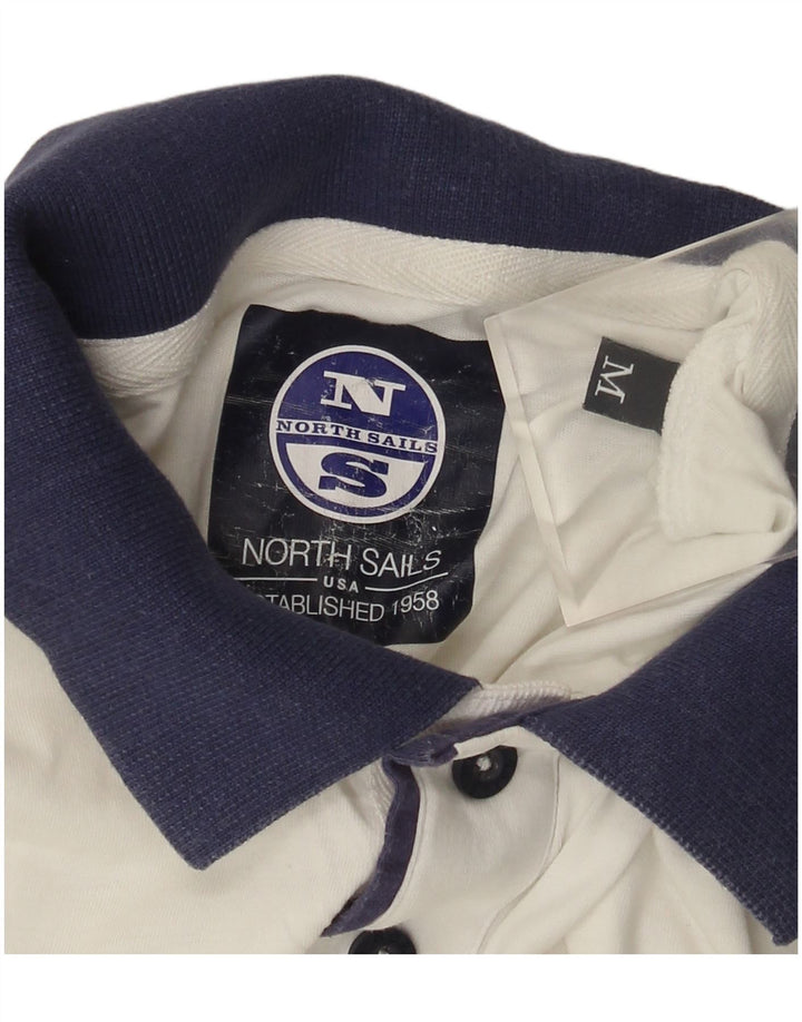 North Sails Herre Grafisk Polo Shirt Medium White