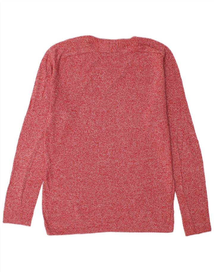 Zara Herre trøje med rund hals, Medium Rød Flecked