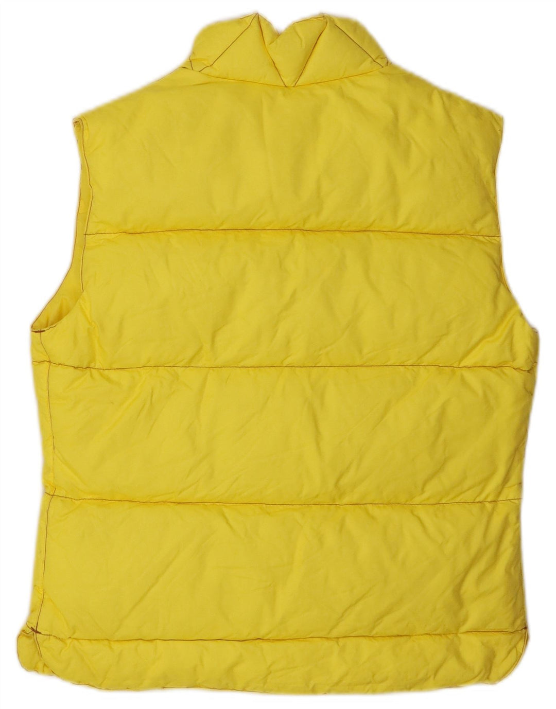 Murphy & Nye Womens Polstret Gilet UK 10 Small Yellow Nylon