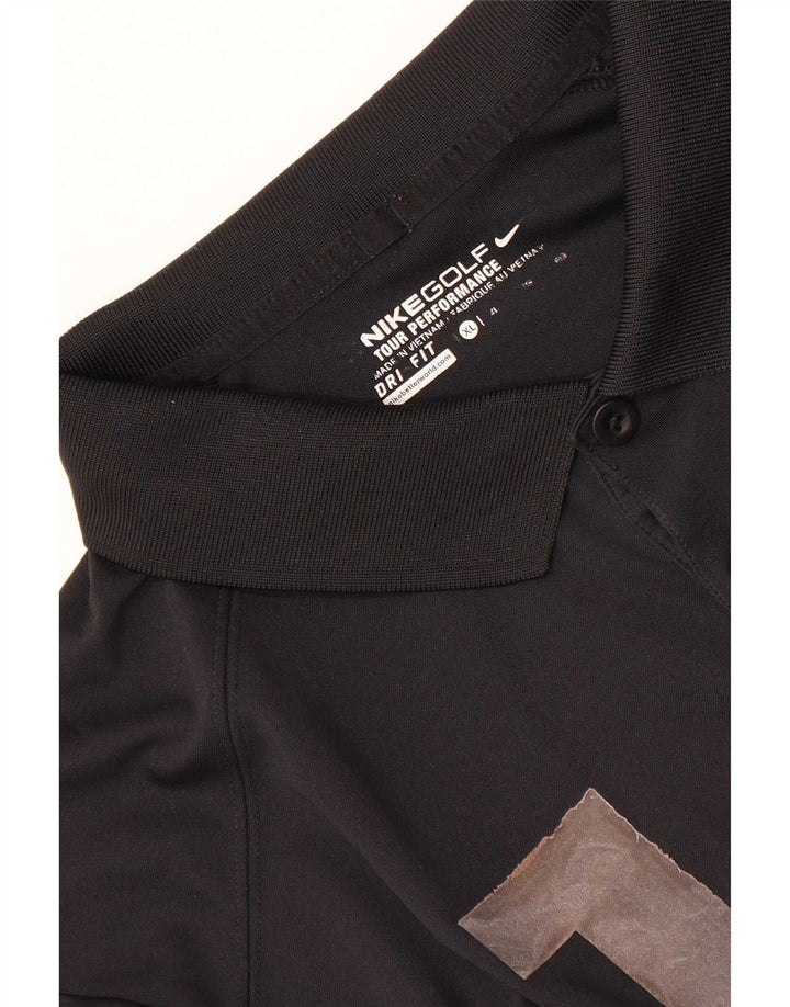 Nike Herre Dri Fit Polo Shirt XL Sort