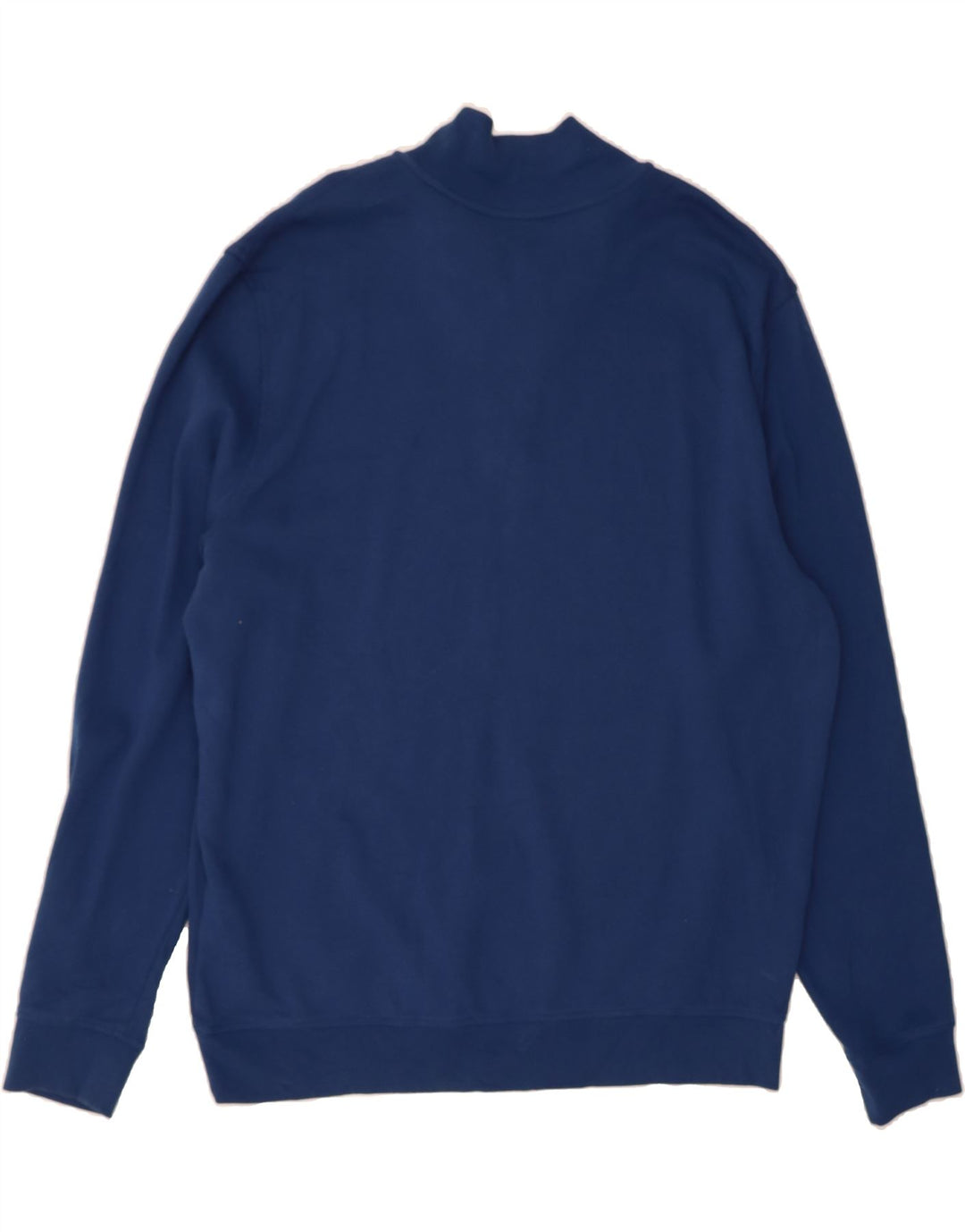 NAUTICA Mens Zip Neck Pullover Tracksuit Top 2XL Navy Blue Cotton Vintage Nautica and Second-Hand Nautica from Messina Hembry 
