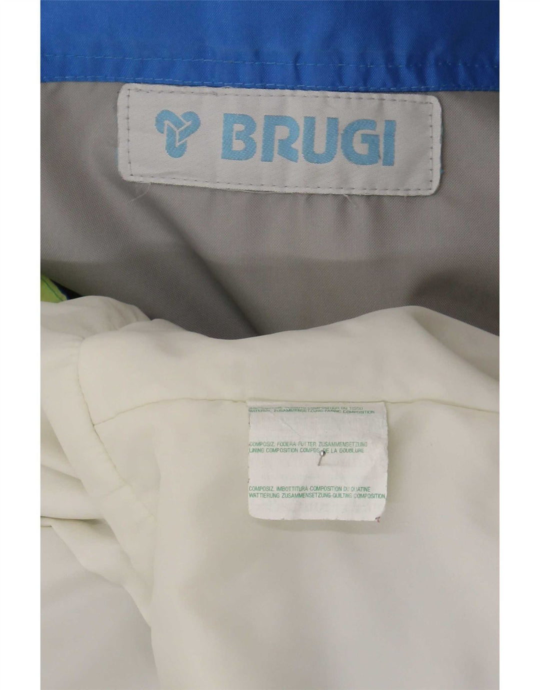 Brugi Ski Jumpsuit til mænd Large Blue Colourblock
