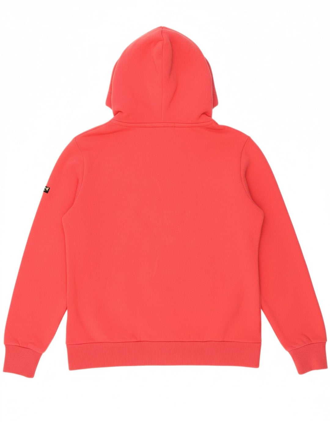 SUPERDRY Womens Oversized Graphic Hoodie Jumper UK 12 Medium  Red Cotton