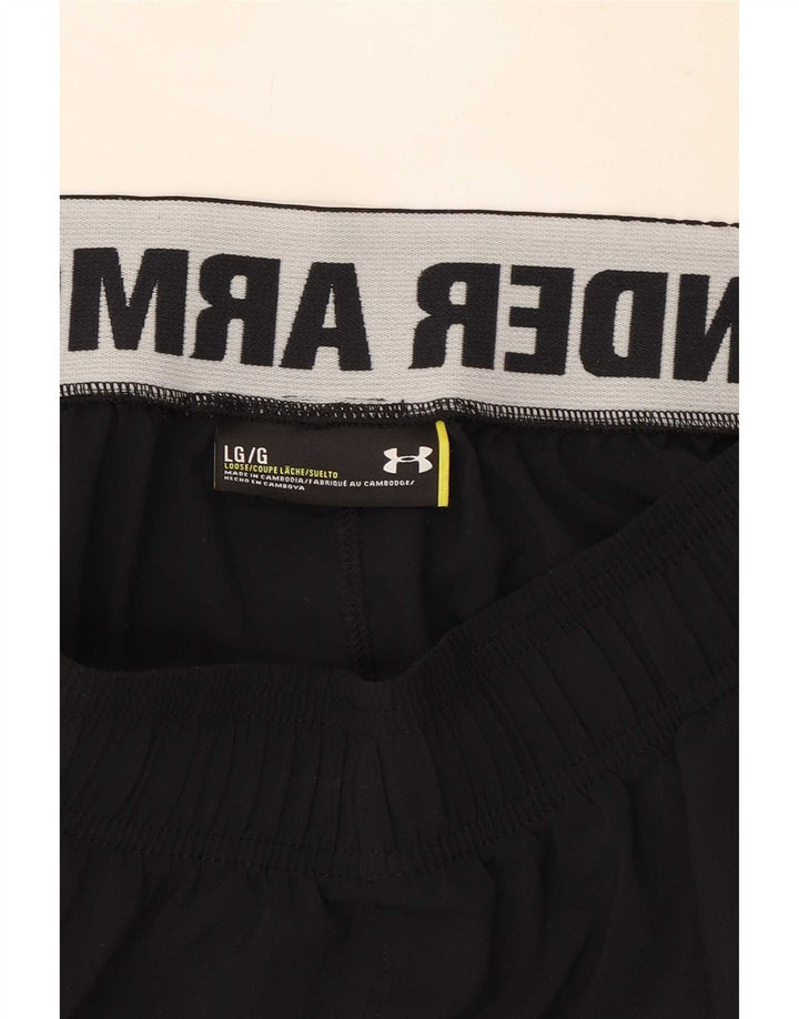 Under Armour Herre grafiske sportsshorts, store sorte