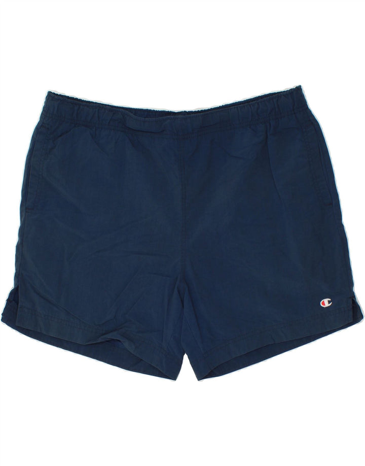 CHAMPION Mens Sport Shorts XL  Navy Blue Vintage Champion and Second-Hand Champion from Messina Hembry 
