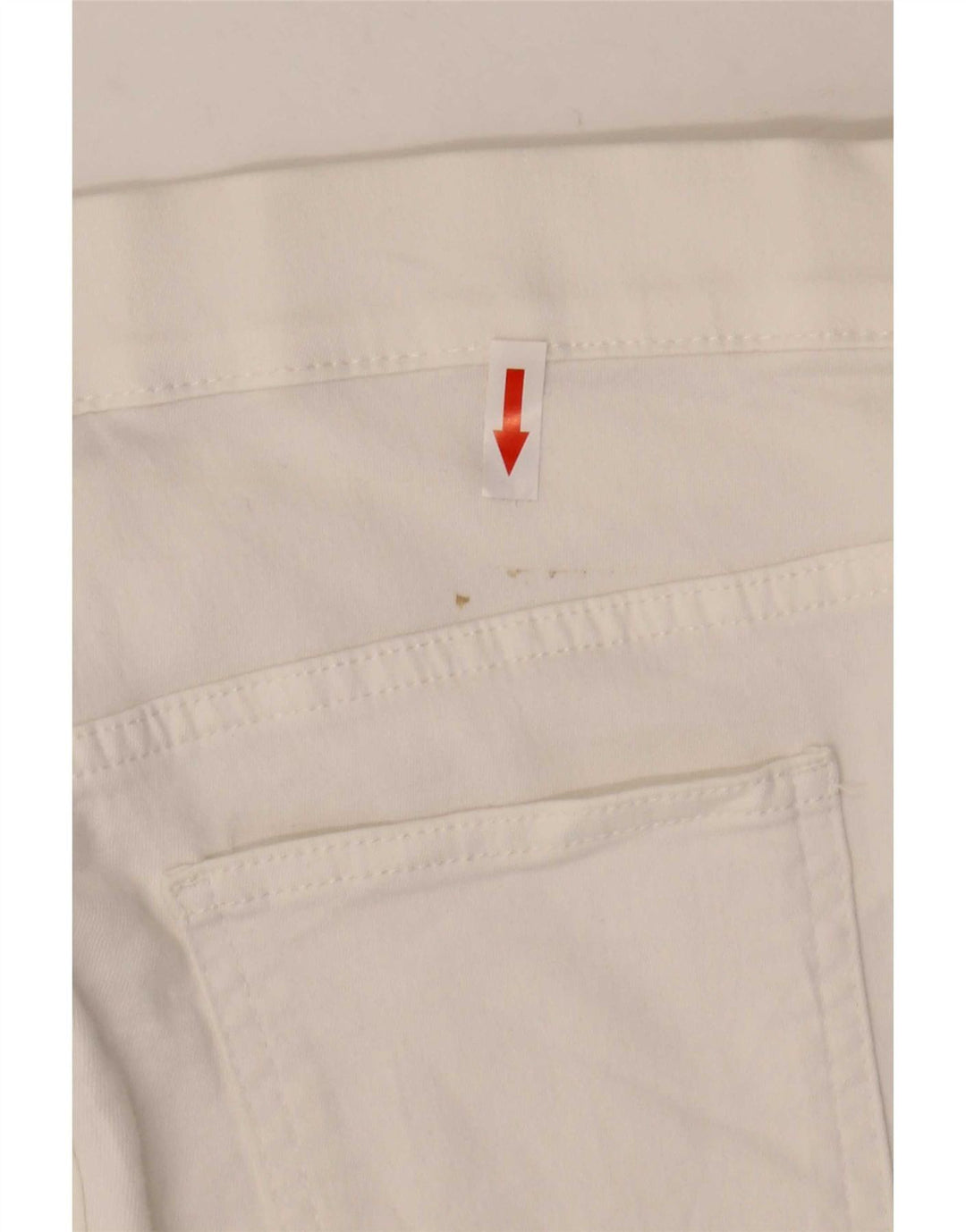 Marks & Spencer Dame Jegging Jeans UK 12 Medium W32 L28 Hvid Bomuld
