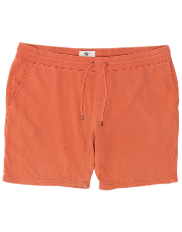 Marks & Spencer Herre Regular Fit Sportshorts 3XL Orange Bomuld
