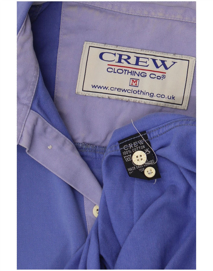Crew Clothing Herre Pullover Shirt Medium Blue Bomuld