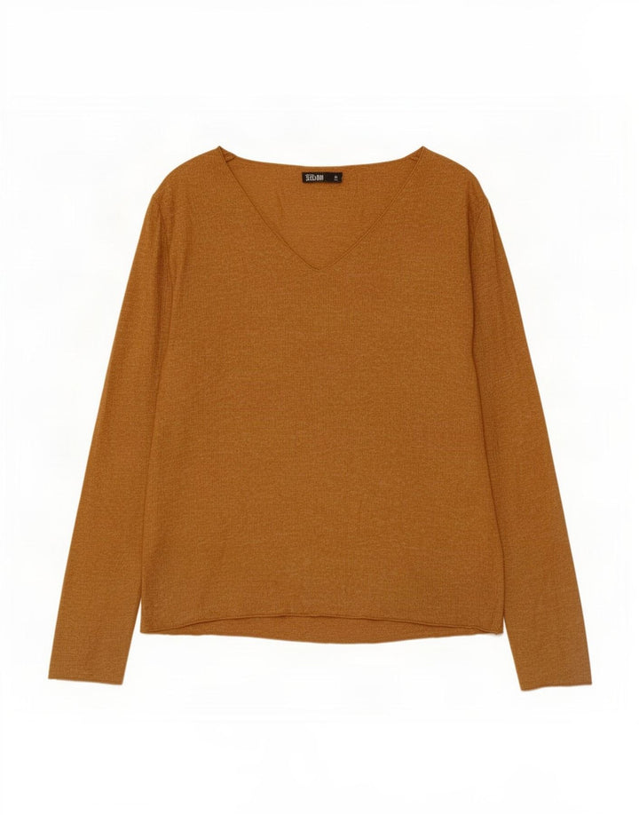 Zara Dametop Langærmet UK 16 Stor Beige