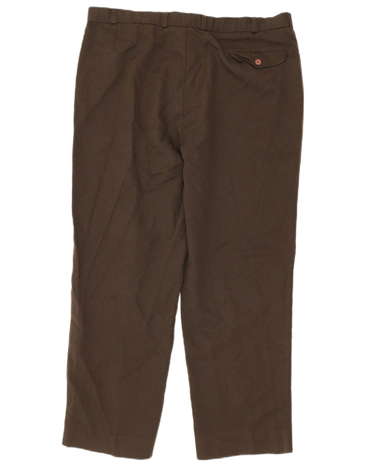 Marks & Spencer Herre tilspidsede fritidsbukser W38 L31 brun polyester