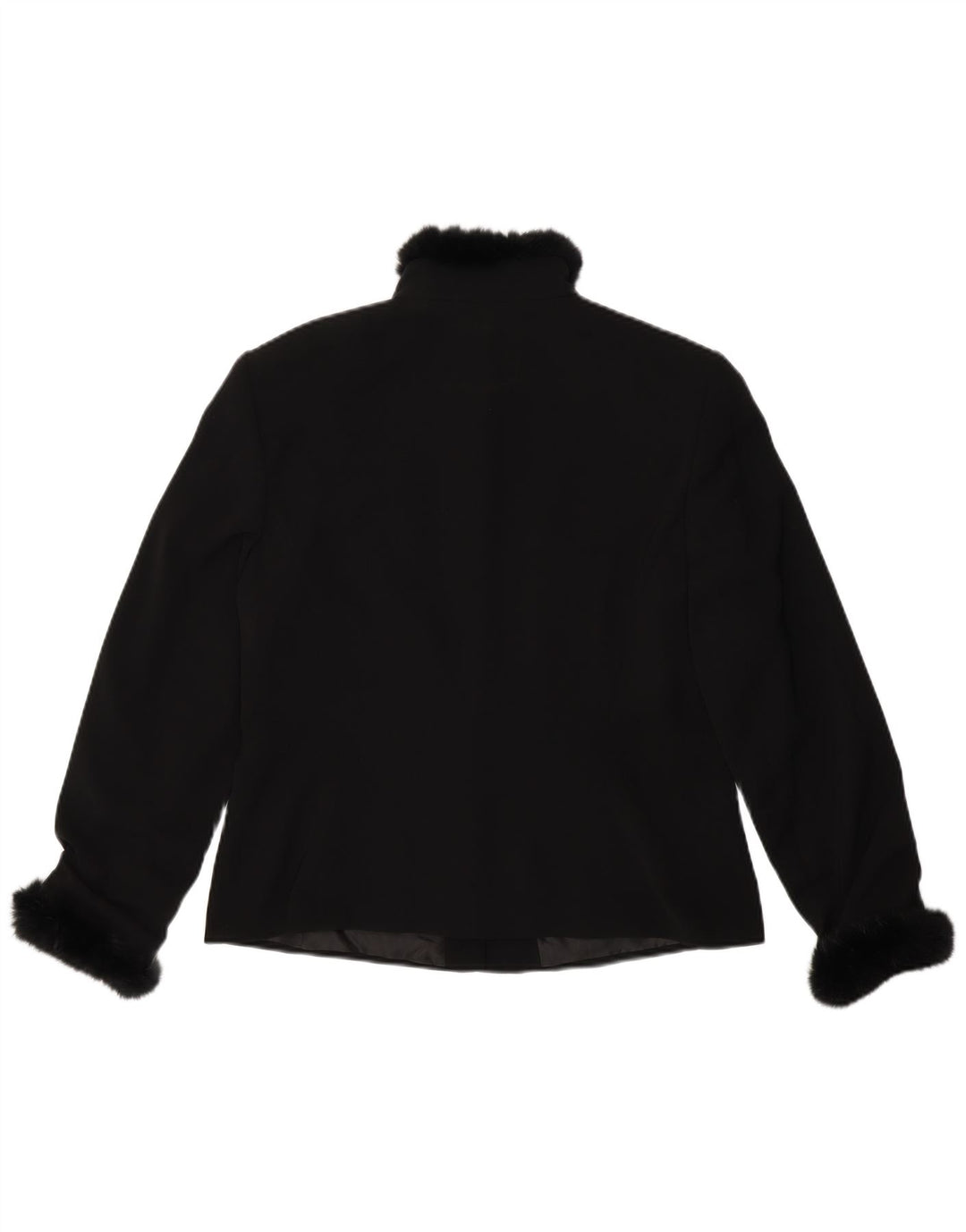 TAIFUN Womens Blazer Jacket UK 16 Large  Black Polyester