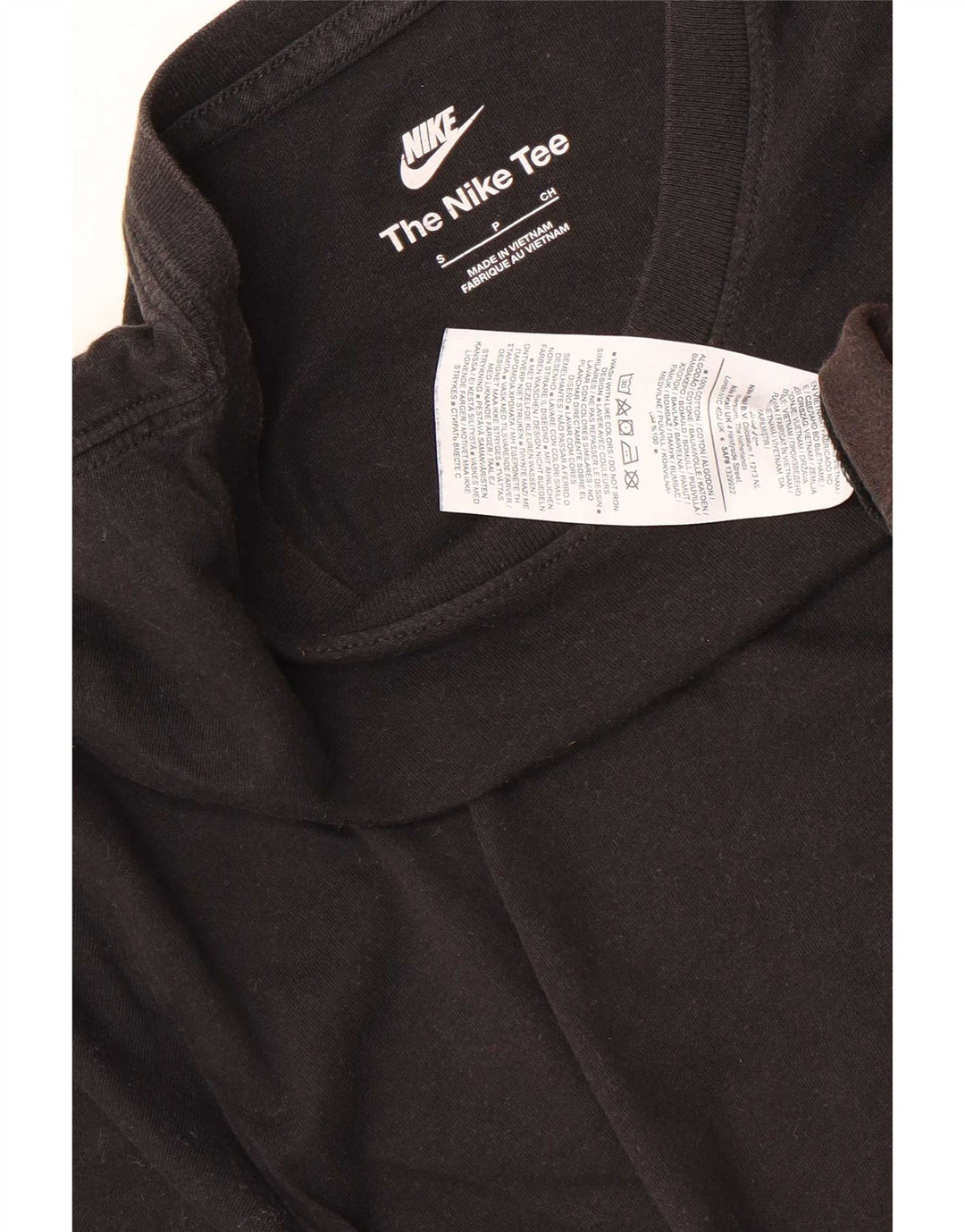 Nike herre T-shirt top lille sort bomuld